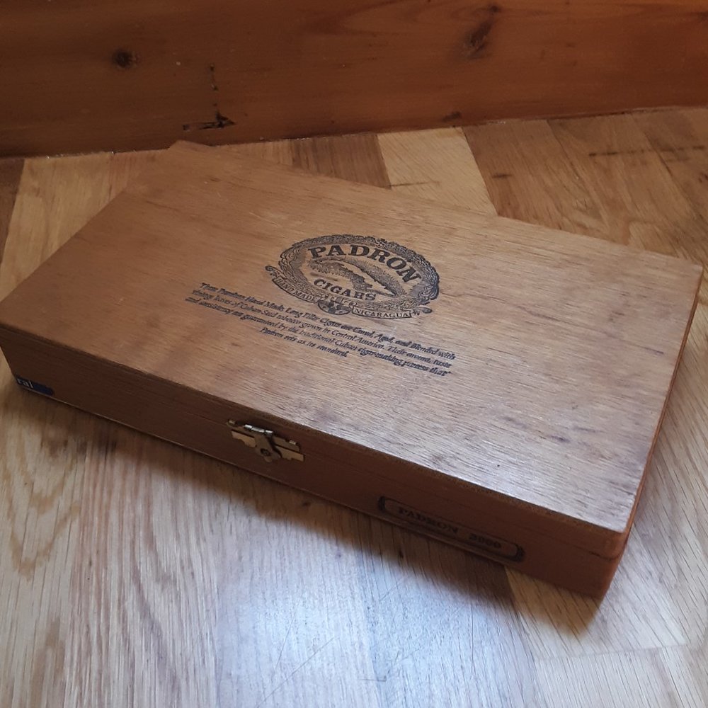 PADRON Cigar Box - from Nicaragua- Empty